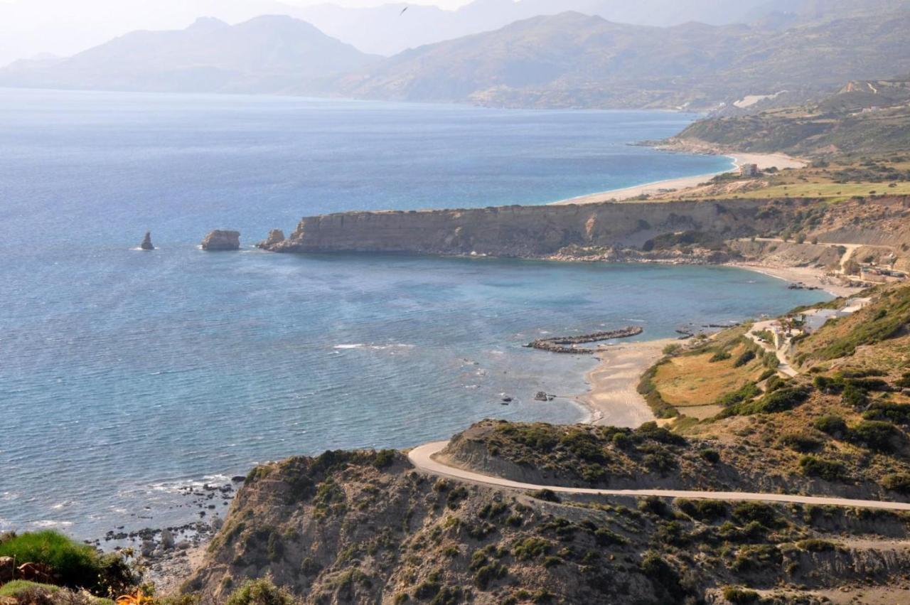 Villa George Sea View With Pool - Triopetra Eksteriør bilde
