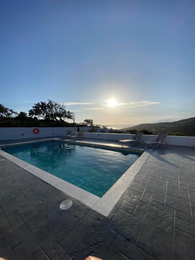 Villa George Sea View With Pool - Triopetra Eksteriør bilde