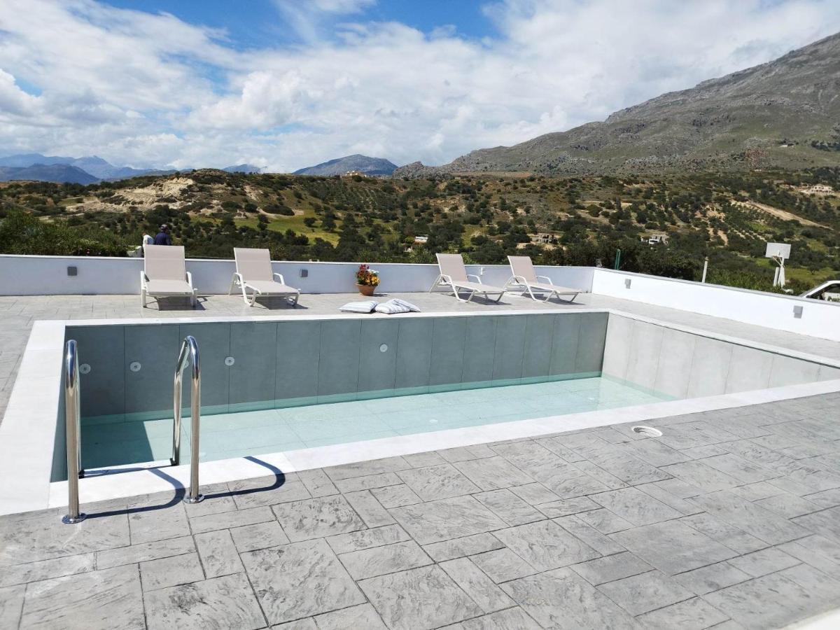 Villa George Sea View With Pool - Triopetra Eksteriør bilde