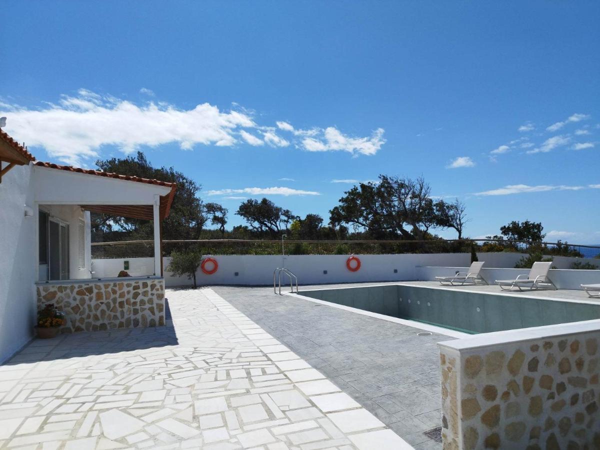Villa George Sea View With Pool - Triopetra Eksteriør bilde