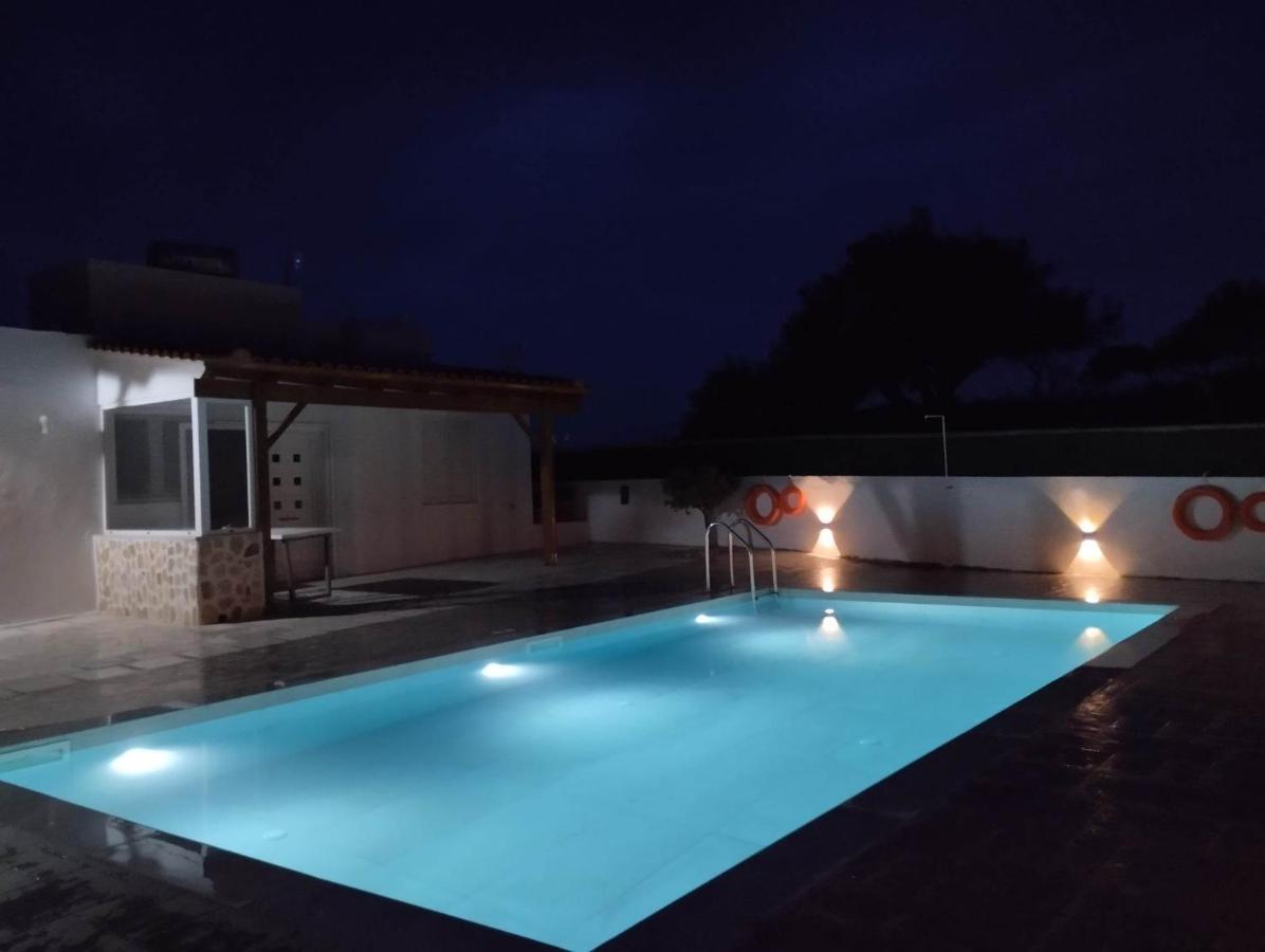 Villa George Sea View With Pool - Triopetra Eksteriør bilde